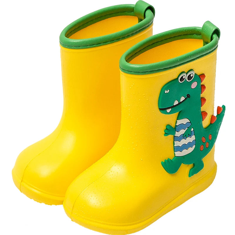 Cute Dinosaur Rain Boots for Children - Gumboots for Kids