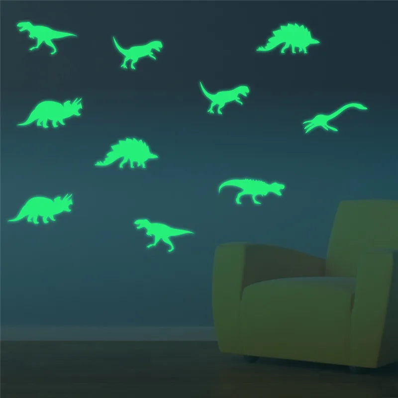 Dinosaurs Glow In The Dark Stickers