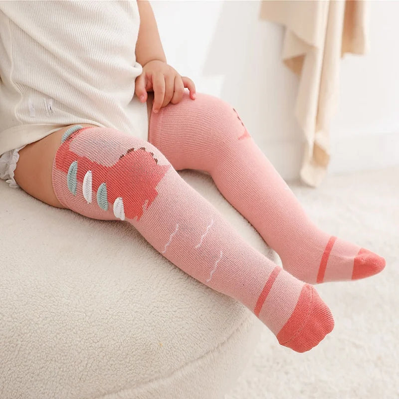 Dinosaurs Knee High Socks for Kids