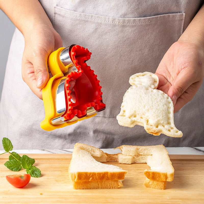 Dinosaur Sandwich Cutter - Dinosaur Mold for Baking Tools