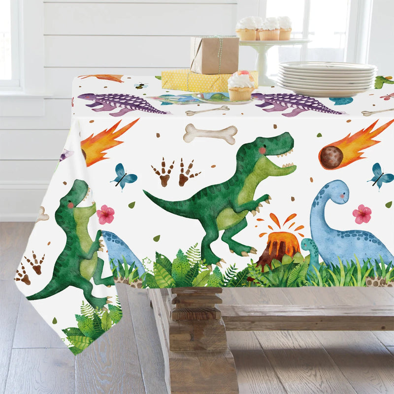 Dinosaur Reusable Tablecloth Party Decoration