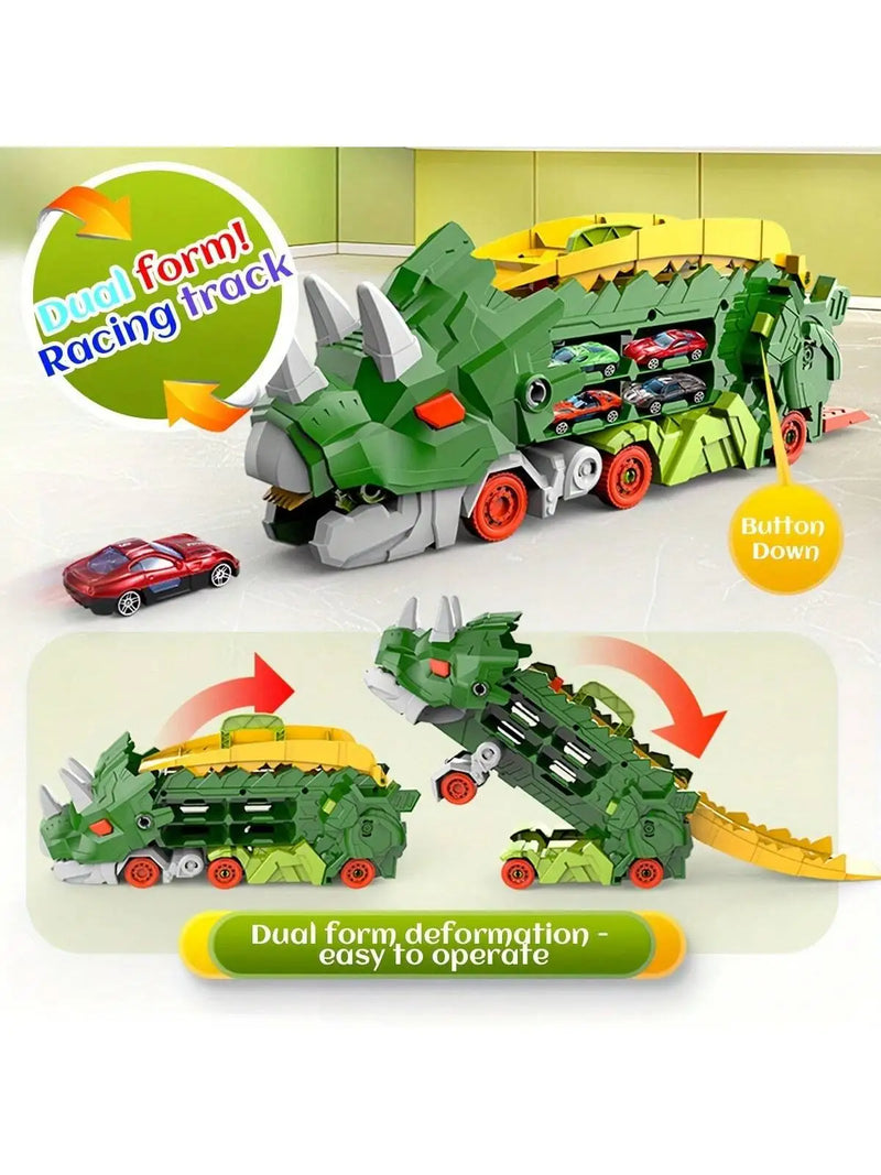 Dinosaur Transporter Truck Toy - Car Track Toy