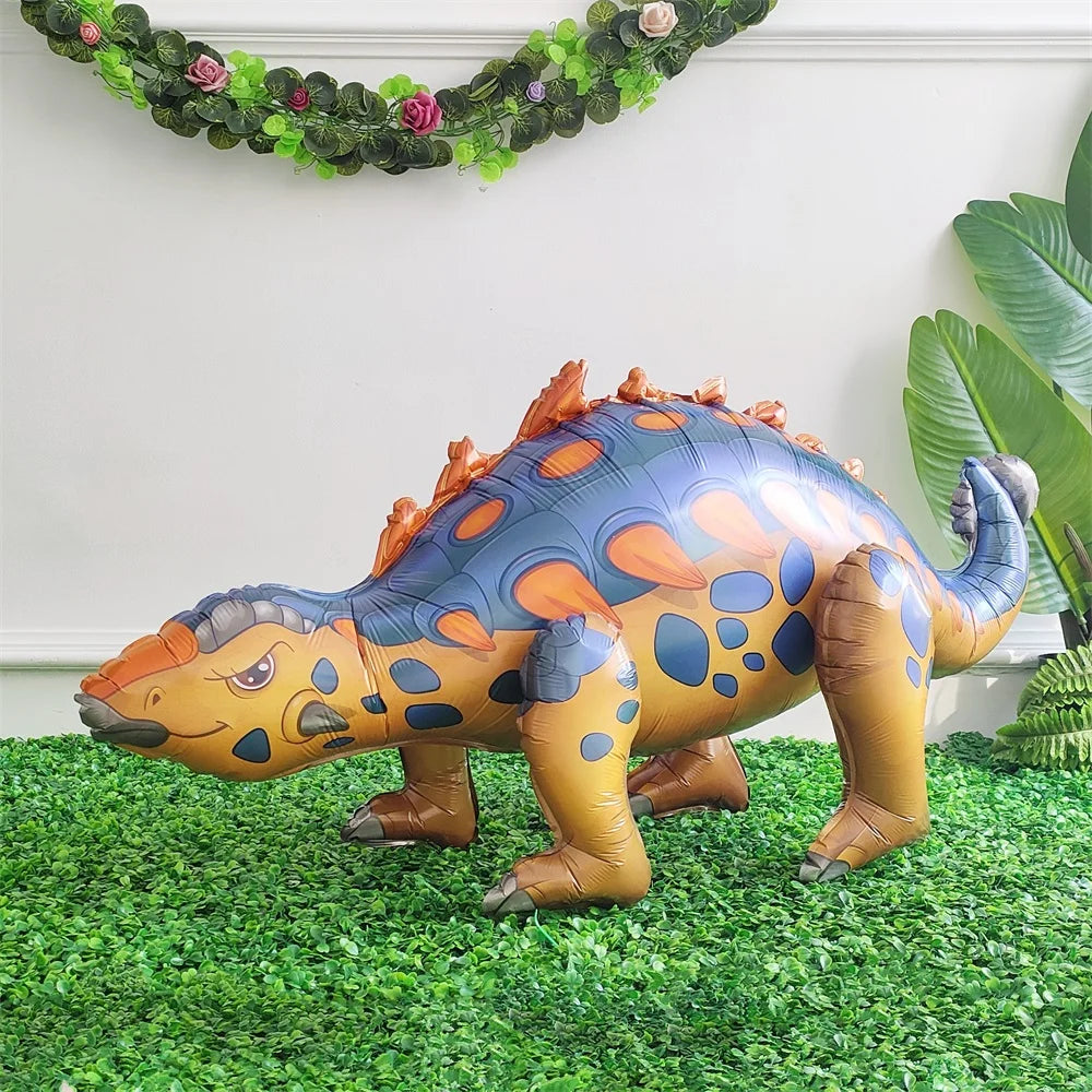 Dinosaur Foil Balloons - Birthday Party Decorations