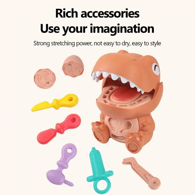 Dinosaur Dentist Play dough Set