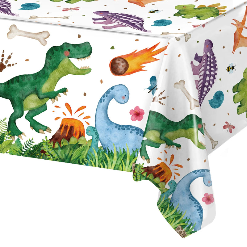 Dinosaur Reusable Tablecloth Party Decoration