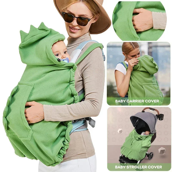 Multifunctional Baby Carrier Cover - Dinosaur Stroller Blanket