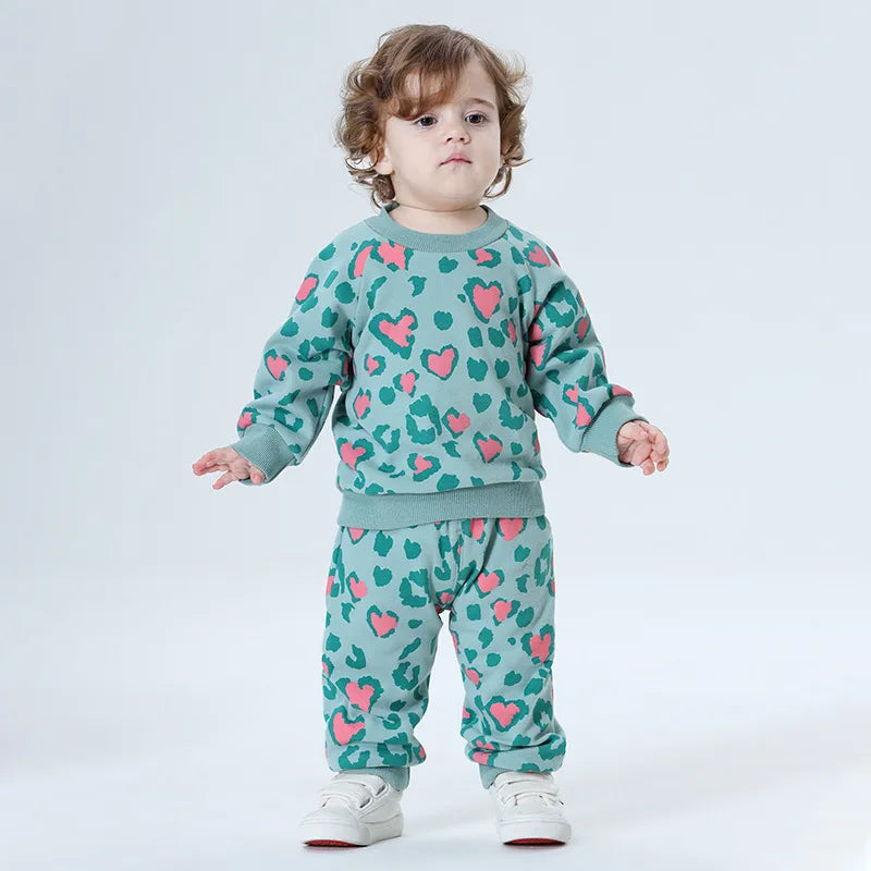 Dinosaur 2 Piece Top and Pants Set for Girls