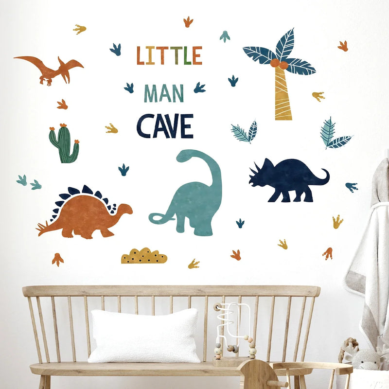 Dinosaur Wallpaper Sticker -  Little Man Cave