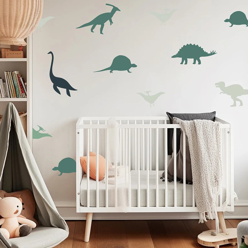 Boho Dinosaurs Wallpaper Stickers