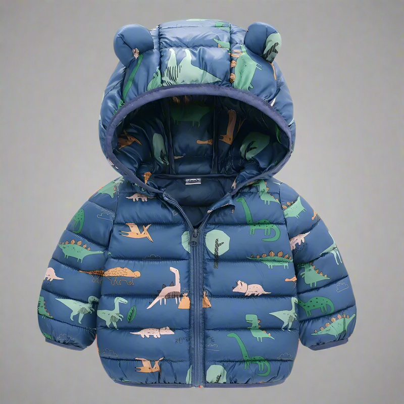 Dinosaur Winter Ears Hoodie Coat