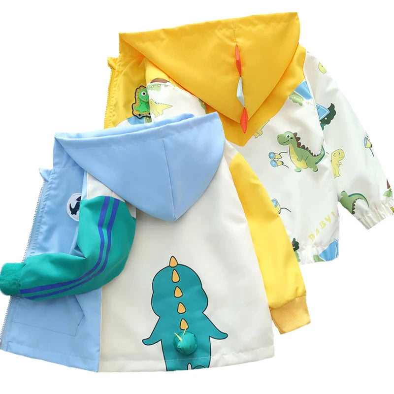 Dinosaur Windbreaker Jacket for Kids