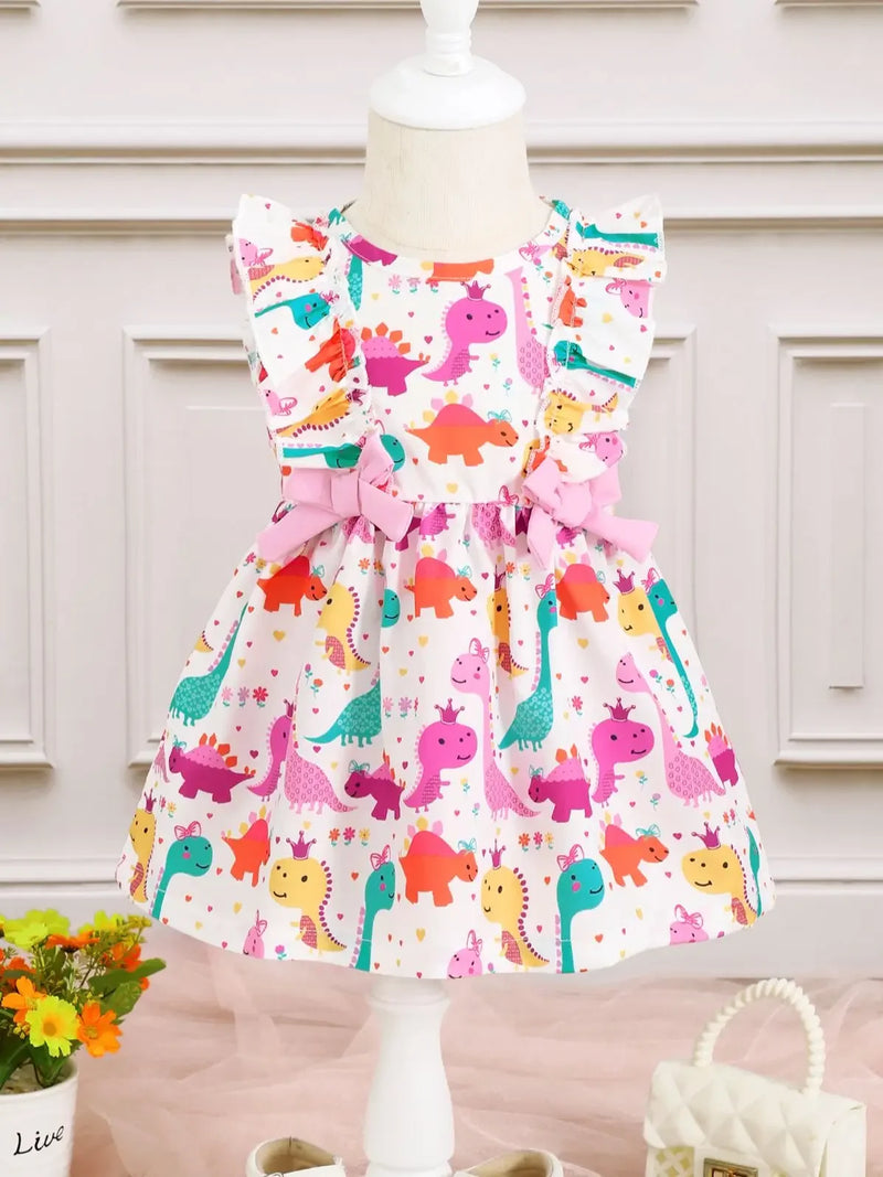 Dinosaur Summer  Dress for Girls