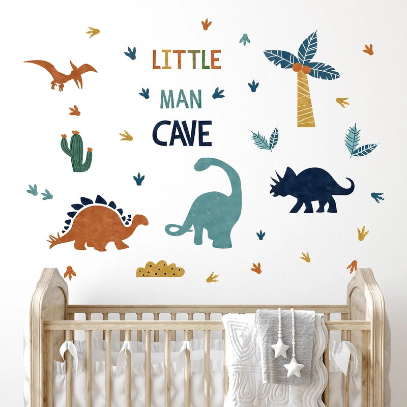 Dinosaur Wallpaper Sticker -  Little Man Cave