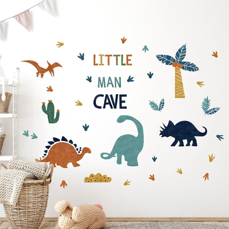 Dinosaur Wallpaper Sticker -  Little Man Cave