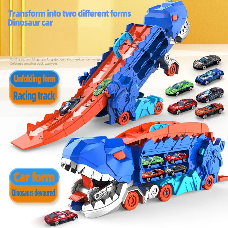 Dinosaur Transporter Truck Toy - Car Track Toy