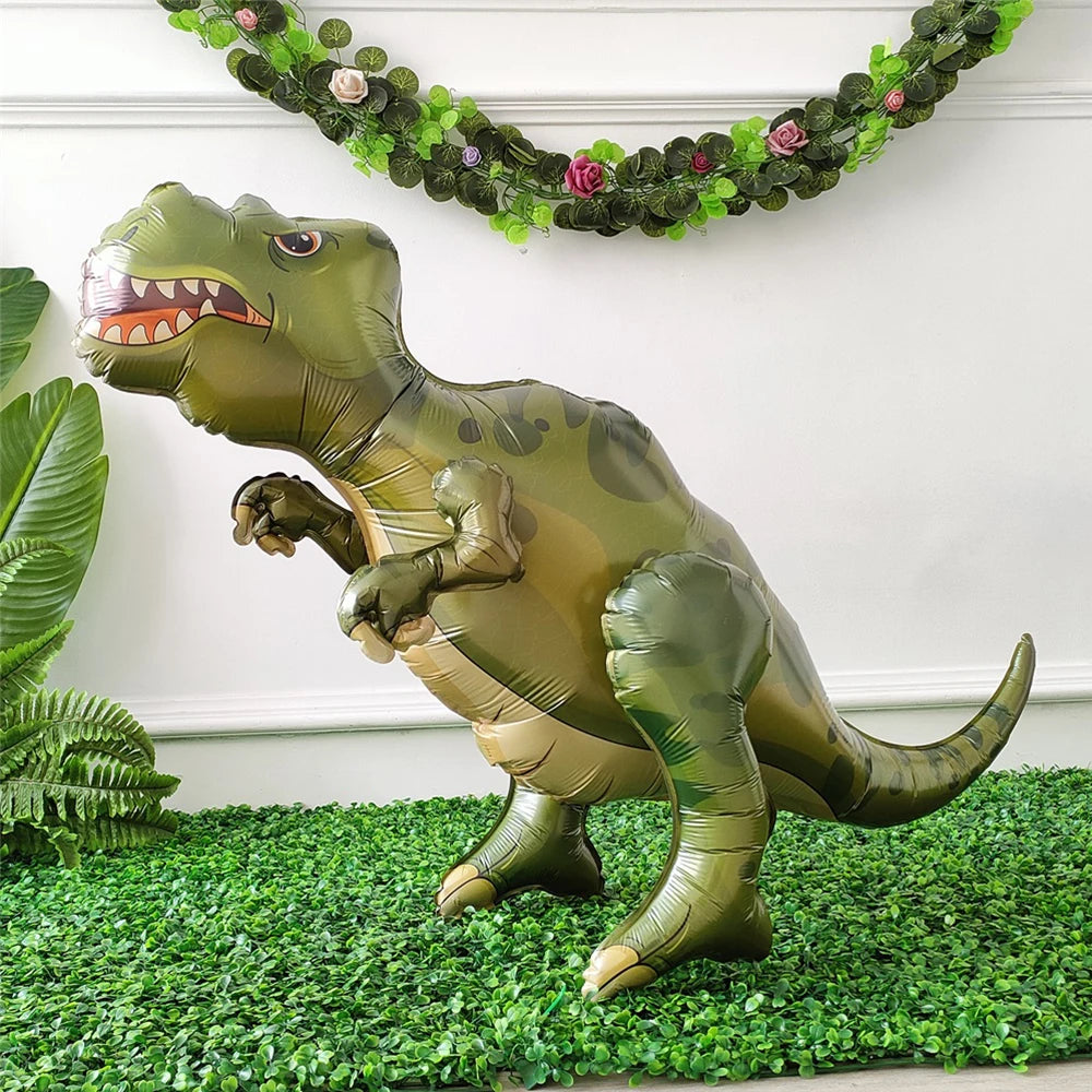 Dinosaur Foil Balloons - Birthday Party Decorations