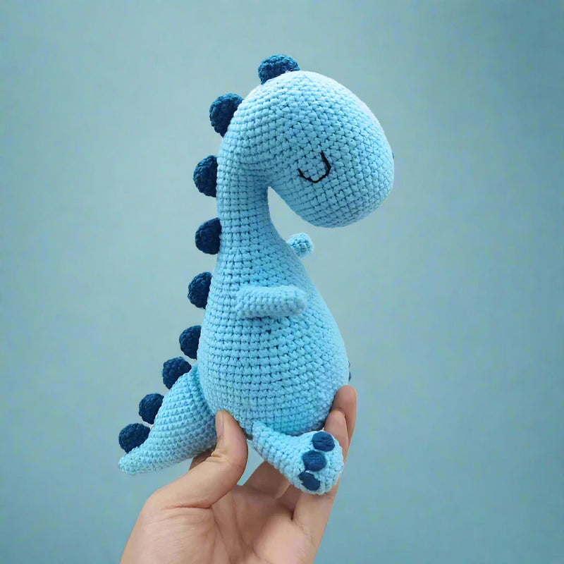 Hand Made Dinosaur Crochet Toy