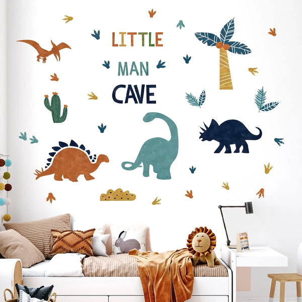 Dinosaur Wallpaper Sticker -  Little Man Cave