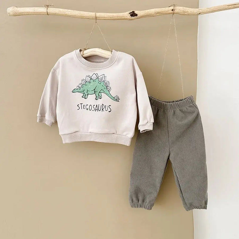 Dinosaur Sweatshirt and Pants -Tracksuit Set