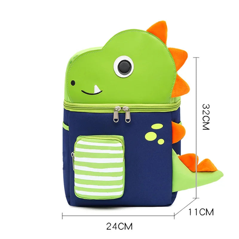 Cartoon Dinosaur Backpack for Kids