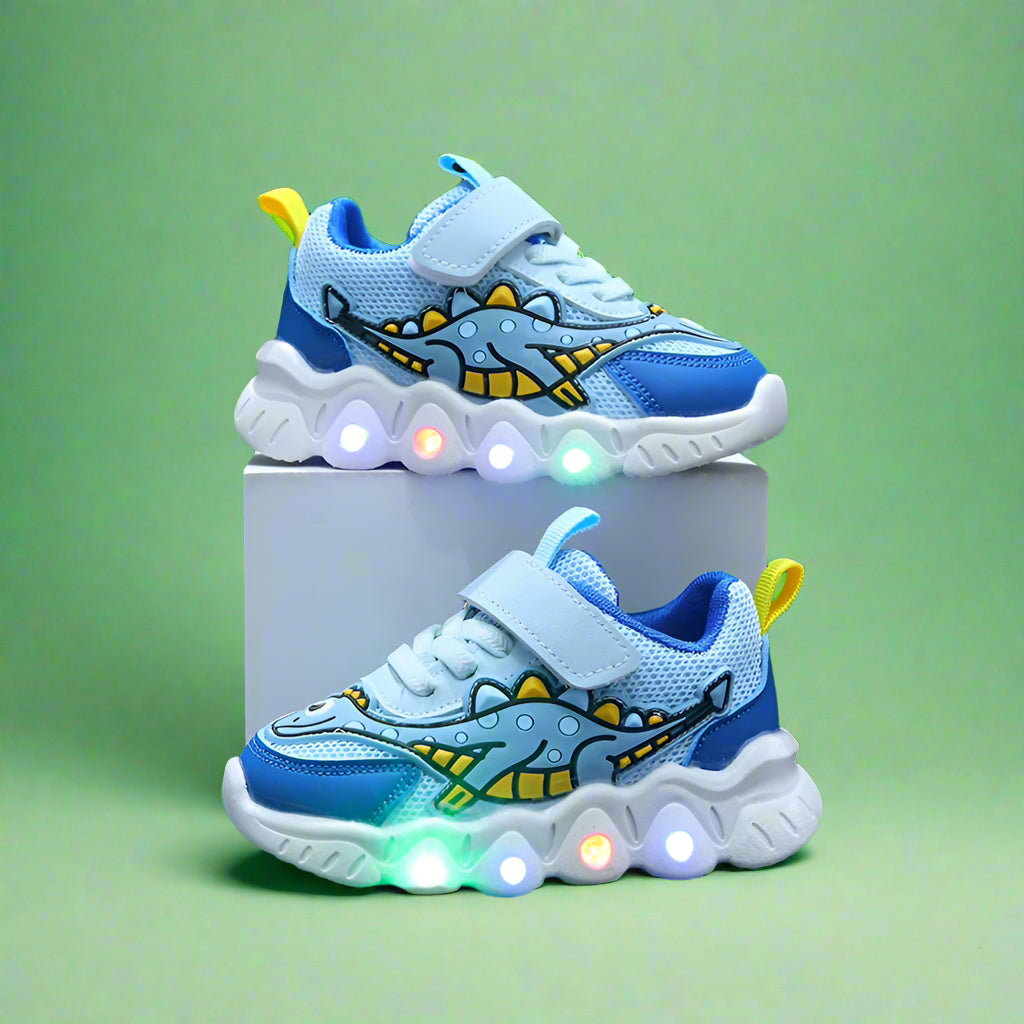 Cool Dinosaur Sneakers with Lights