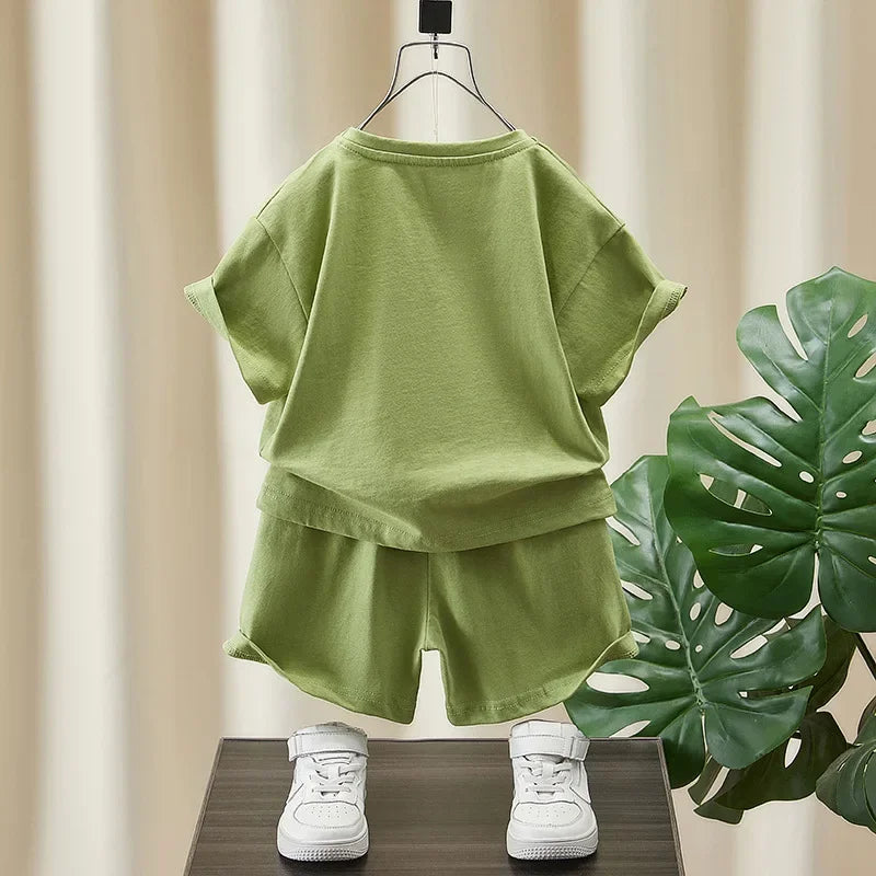 Cotton Summer Dinosaur Infant Clothes Shorts and shirt Dinosaur set