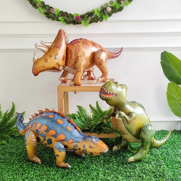 Dinosaur Foil Balloons - Birthday Party Decorations