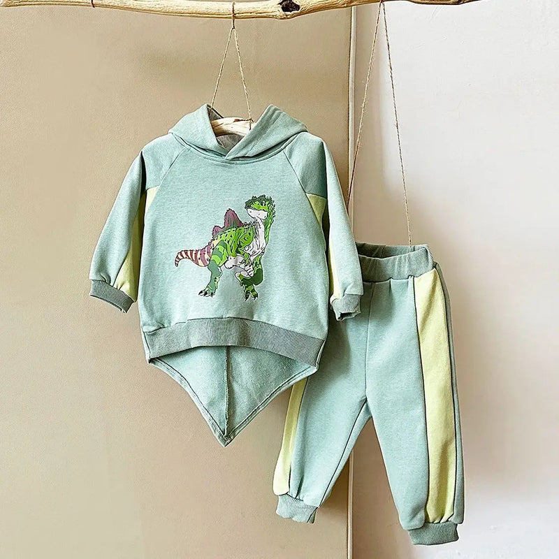 Dinosaur Hoodie and Sweat Pants Set for Kids