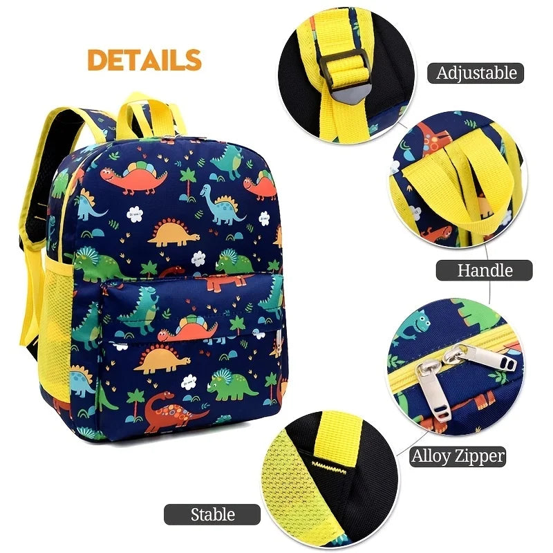 Waterproof Dinosaur Preschool Backpack