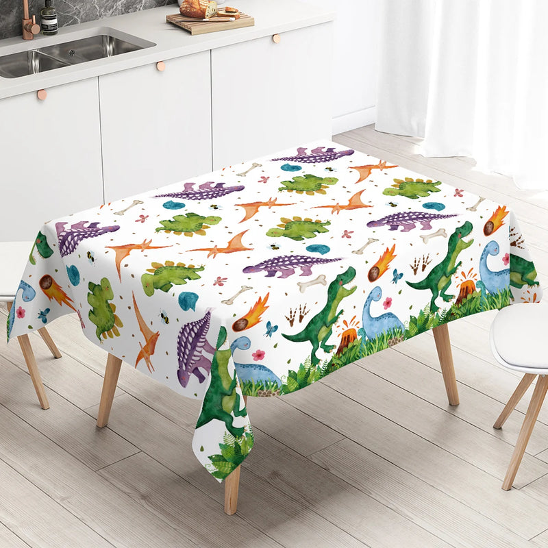 Dinosaur Reusable Tablecloth Party Decoration