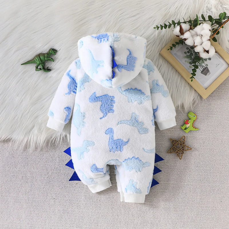 Dinosaur Baby Winter Jumpsuit