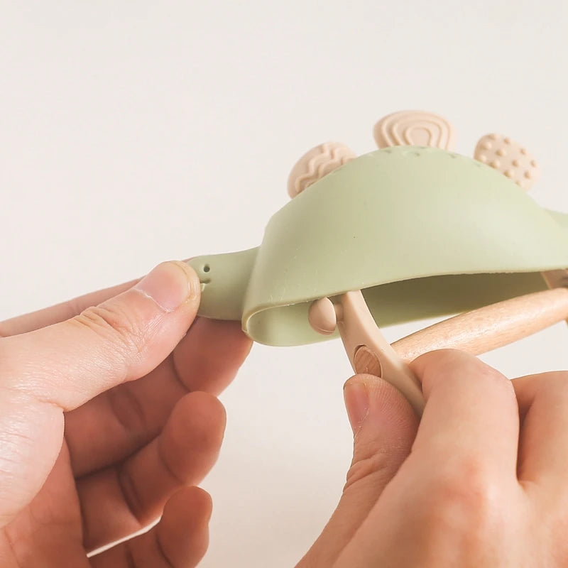 Baby Silicone Dinosaur Teether Toy