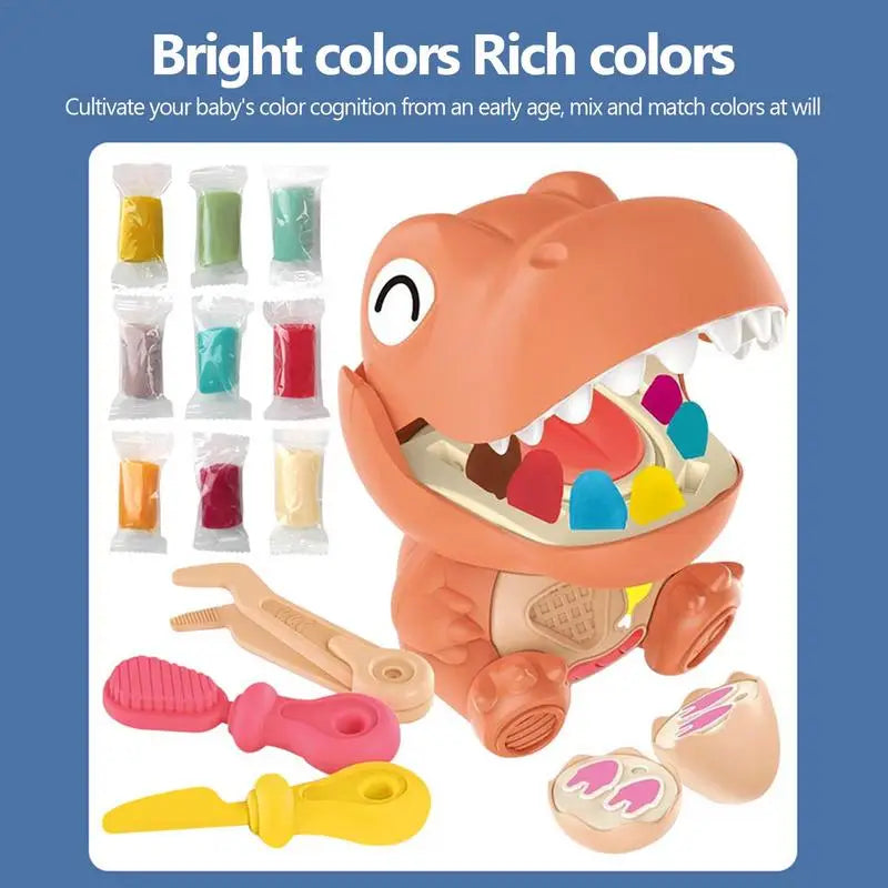 Dinosaur Dentist Play dough Set