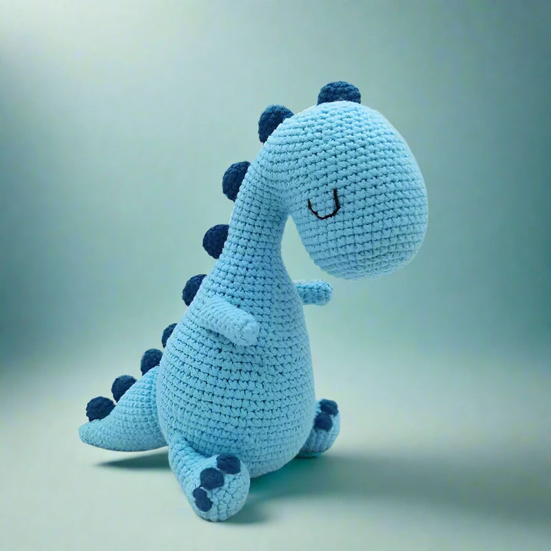 Hand Made Dinosaur Crochet Toy