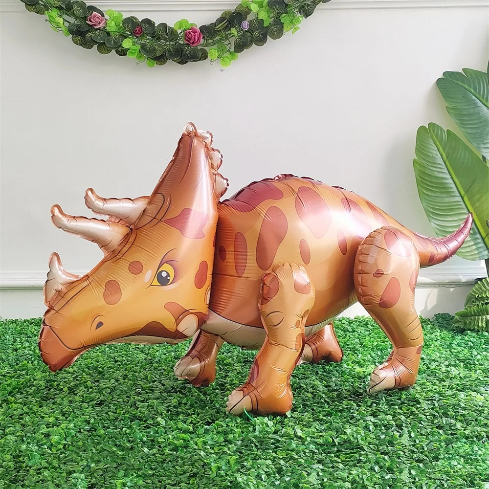Dinosaur Foil Balloons - Birthday Party Decorations