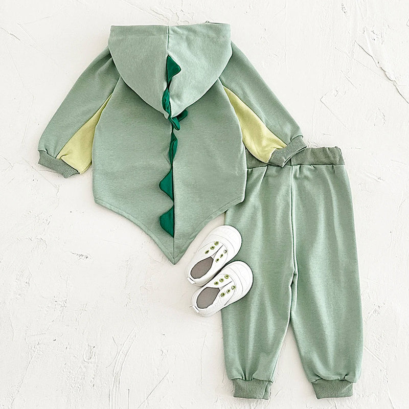 Dinosaur Hoodie and Sweat Pants Set for Kids