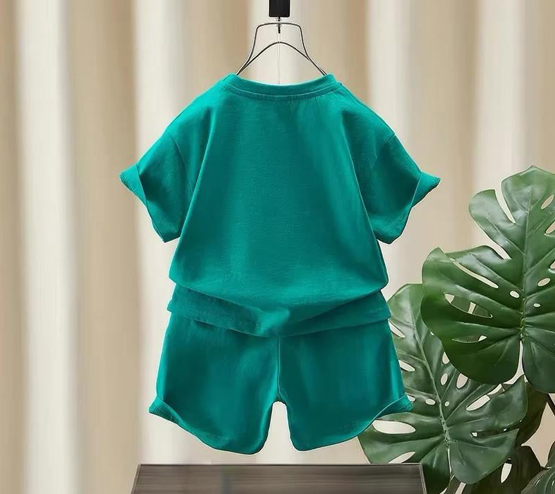 Dinosaur Toddler Clothes – 2-Piece Set with T-Shirt & Shorts