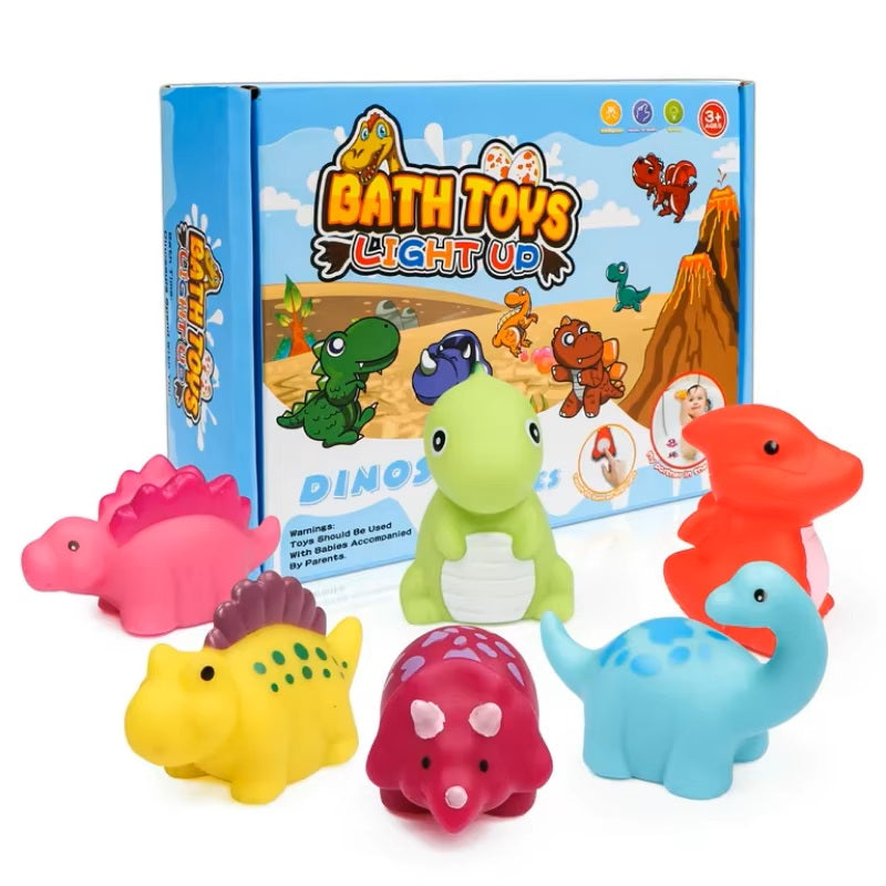 Dinosaur Light Up Bath Toys Glowing Dinosaur