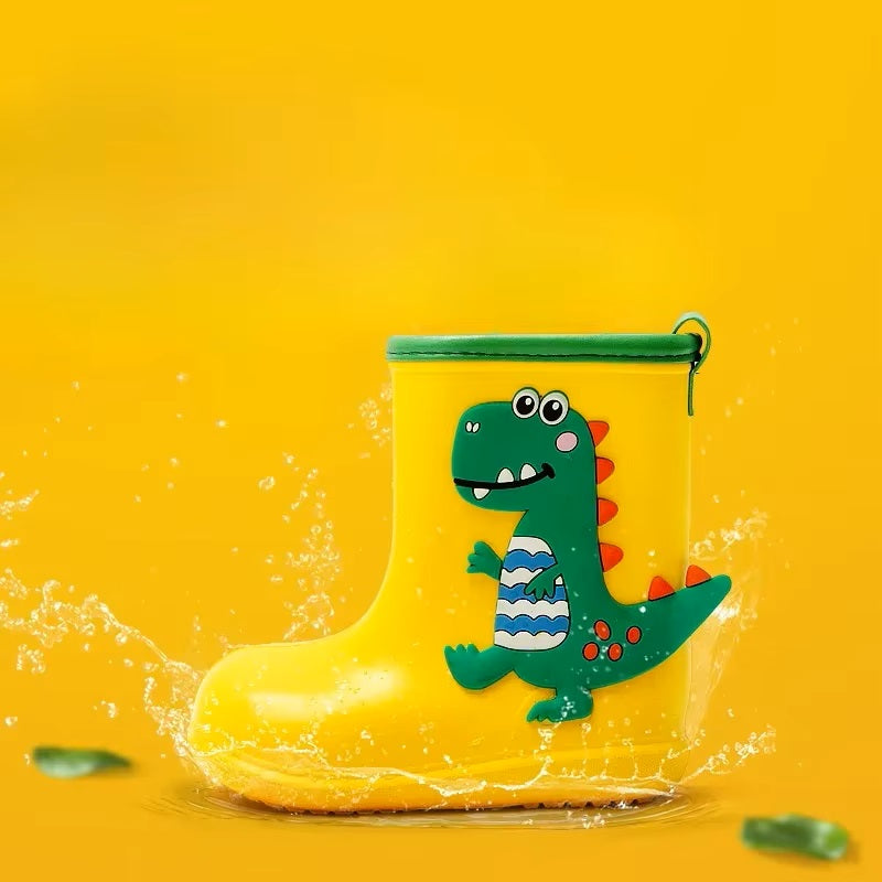 Cute Dinosaur Rain Boots for Children - Gumboots for Kids