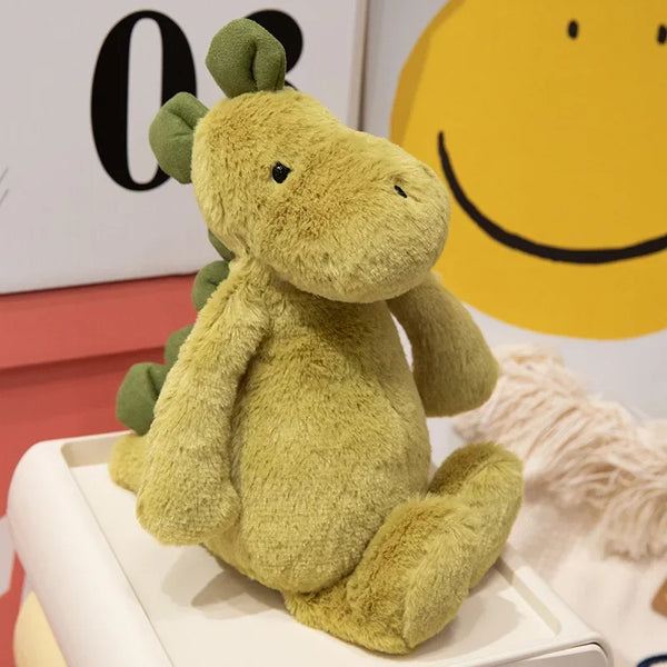 Cute Green Dino Plush Toy